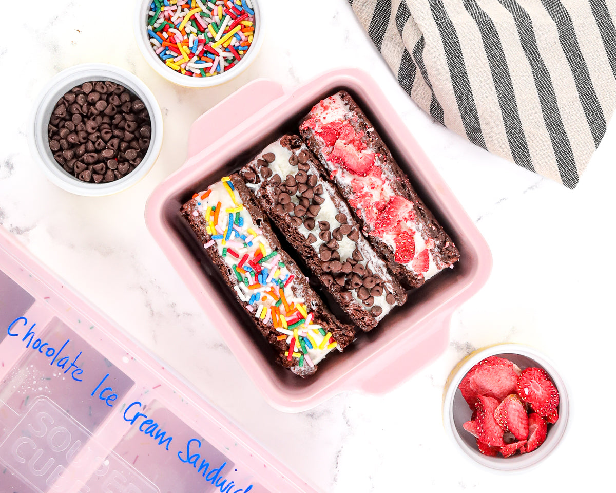 Homemade Chocolate Ice Cream Sandwiches (Easy Individual Portions)