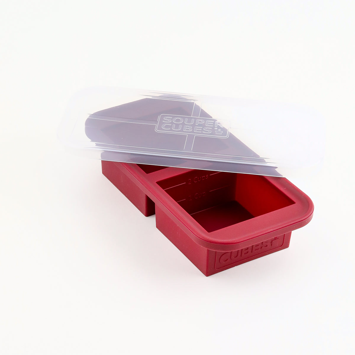2 CupCranberry Souper Cubes Tray