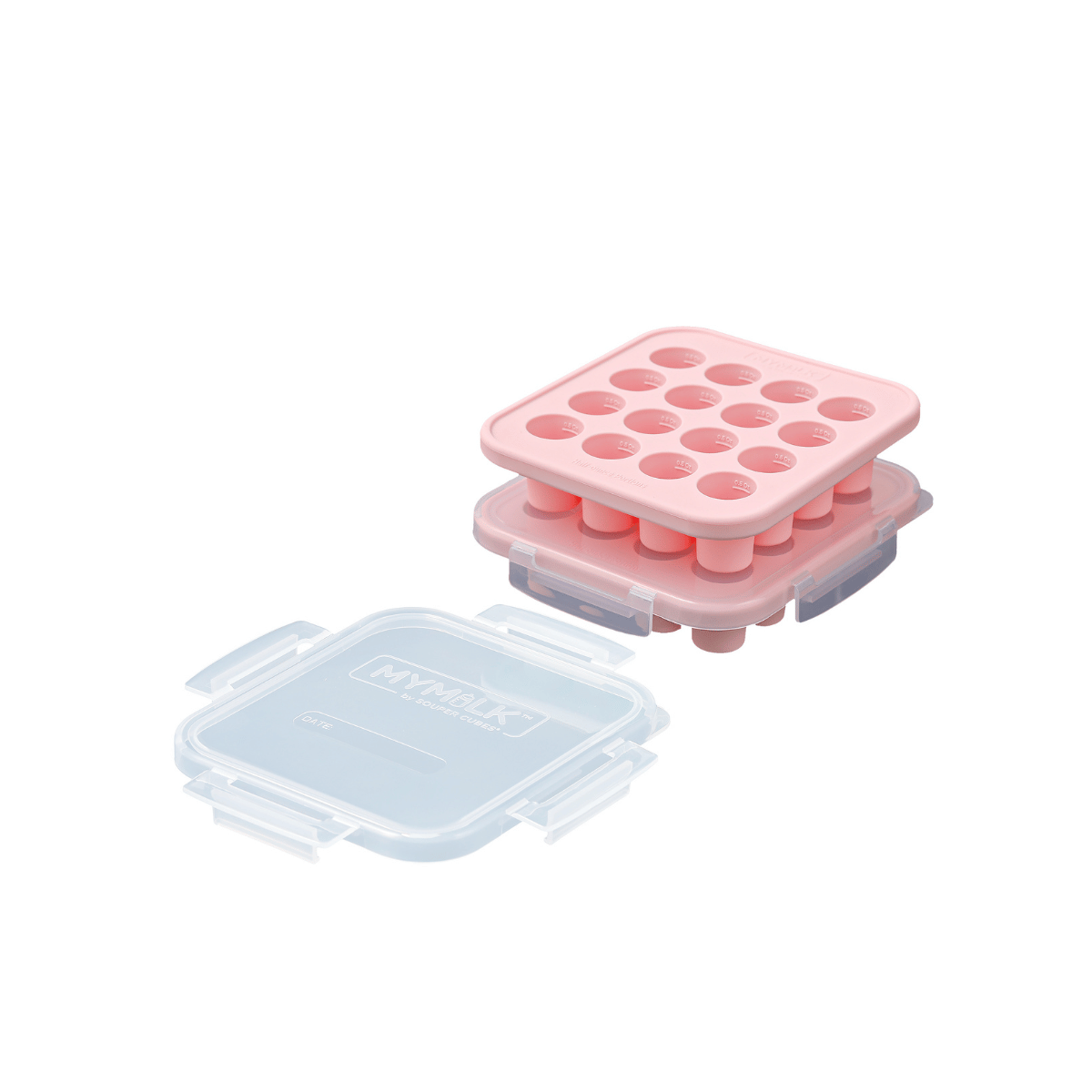 Pink Mymilk breastmilk freezer tray