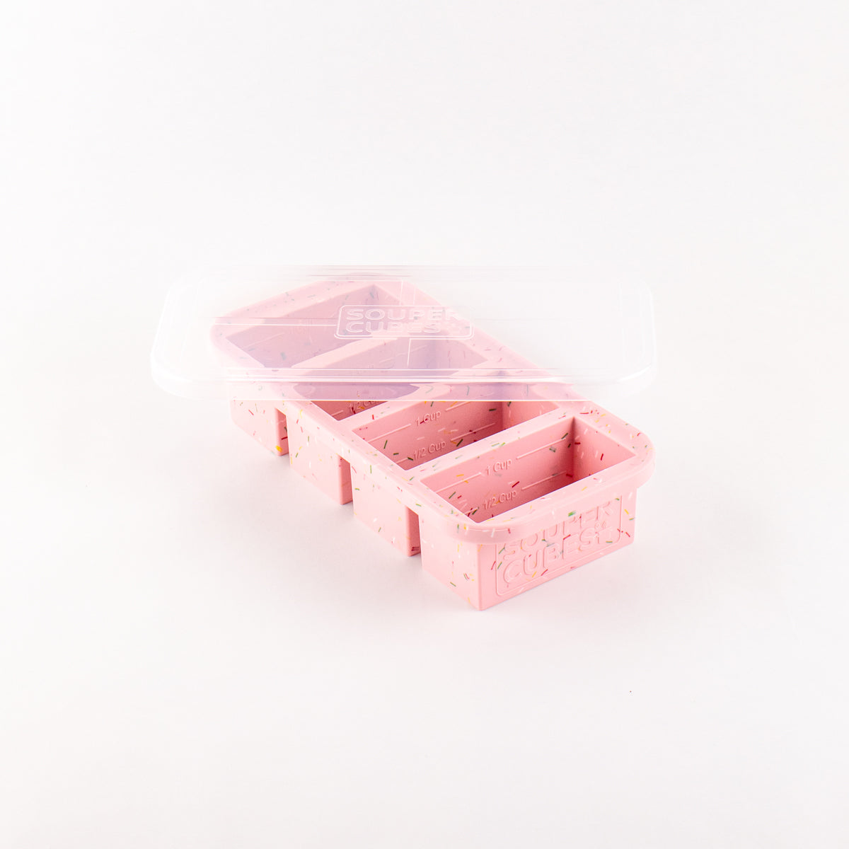 1-cup silicone freezer tray in cotton candy