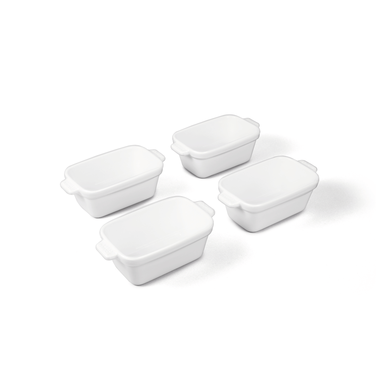 Rectangular White Ceramic Baking Dishes