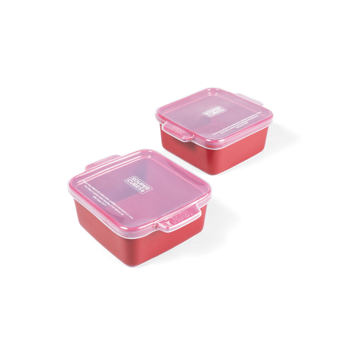 Square Cranberry Ceramic Baking Dishes