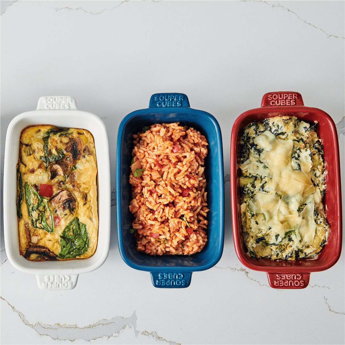 Rectangular Souper Cubes ceramic baking dishes