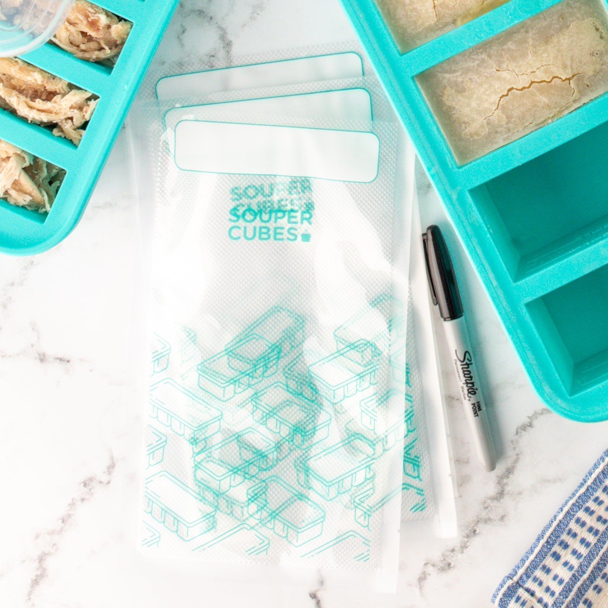 photo vacuum seal bags with trays on side