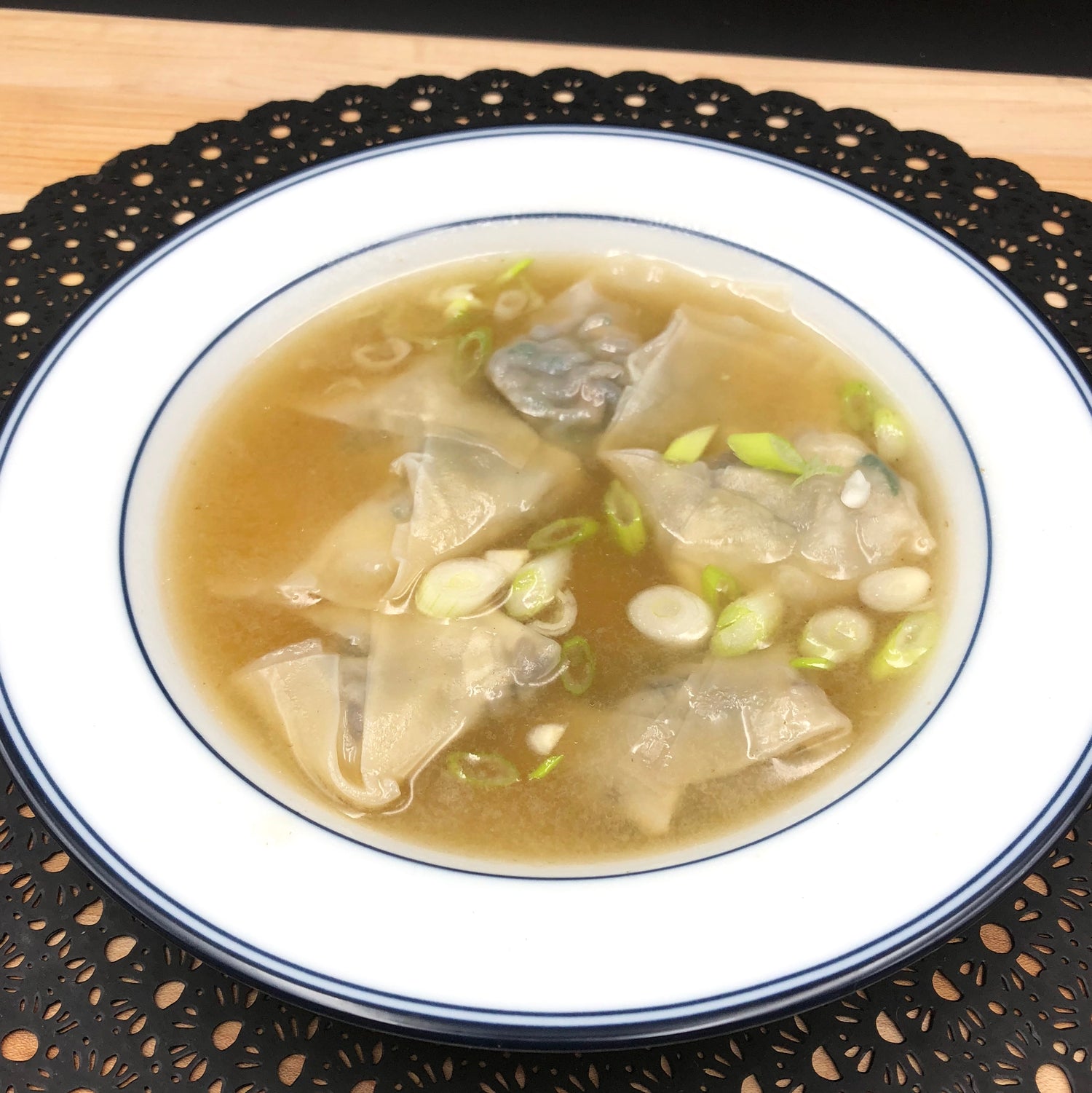 Chicken Soup with Mushroom Dumplings Recipe