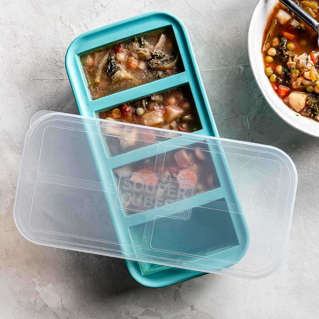 Meal prepping with Souper Cubes.