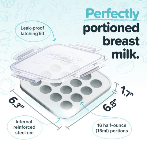 High-Quality, Reusable Breast Milk Storage Containers