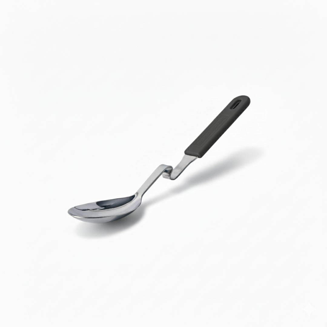 Charcoal serving spoon