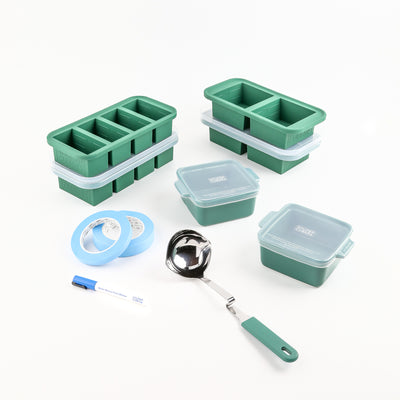Food Freezer Trays - 16-piece Freezer Essentials Set – Souper Cubes®
