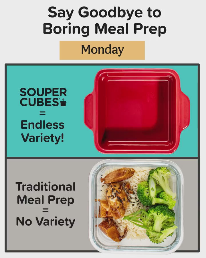 Say goodbye to boring meal prep with Souper Cubes
