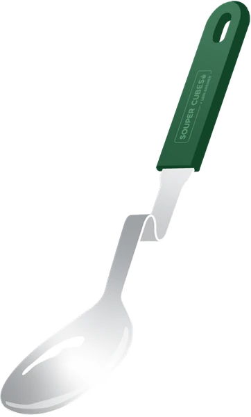souper cubes serving spoon illustration