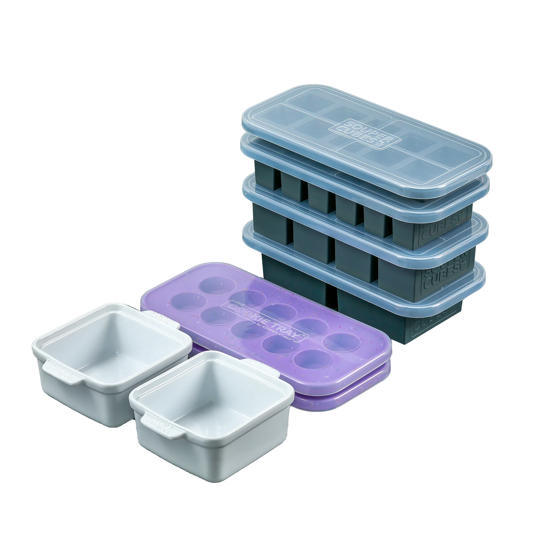 Souper Cubes 1/2 Cup Freezing Tray, Aqua