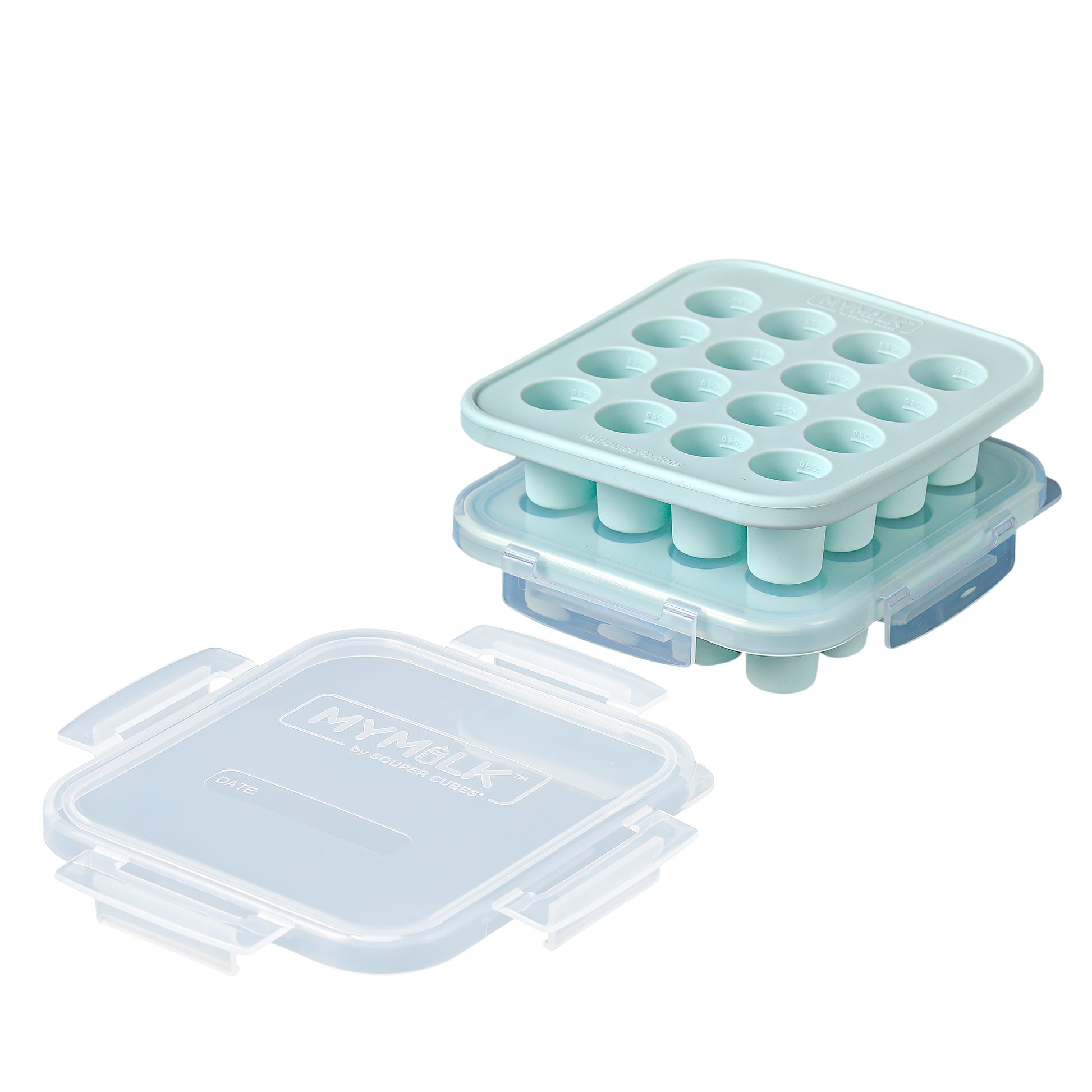 Souper Cubes 1 Cup Silicone Freezer Tray With Lid - Easy Meal Prep  Container and Kitchen Storage Solution - Silicone Molds for Soup and Food  Storage 