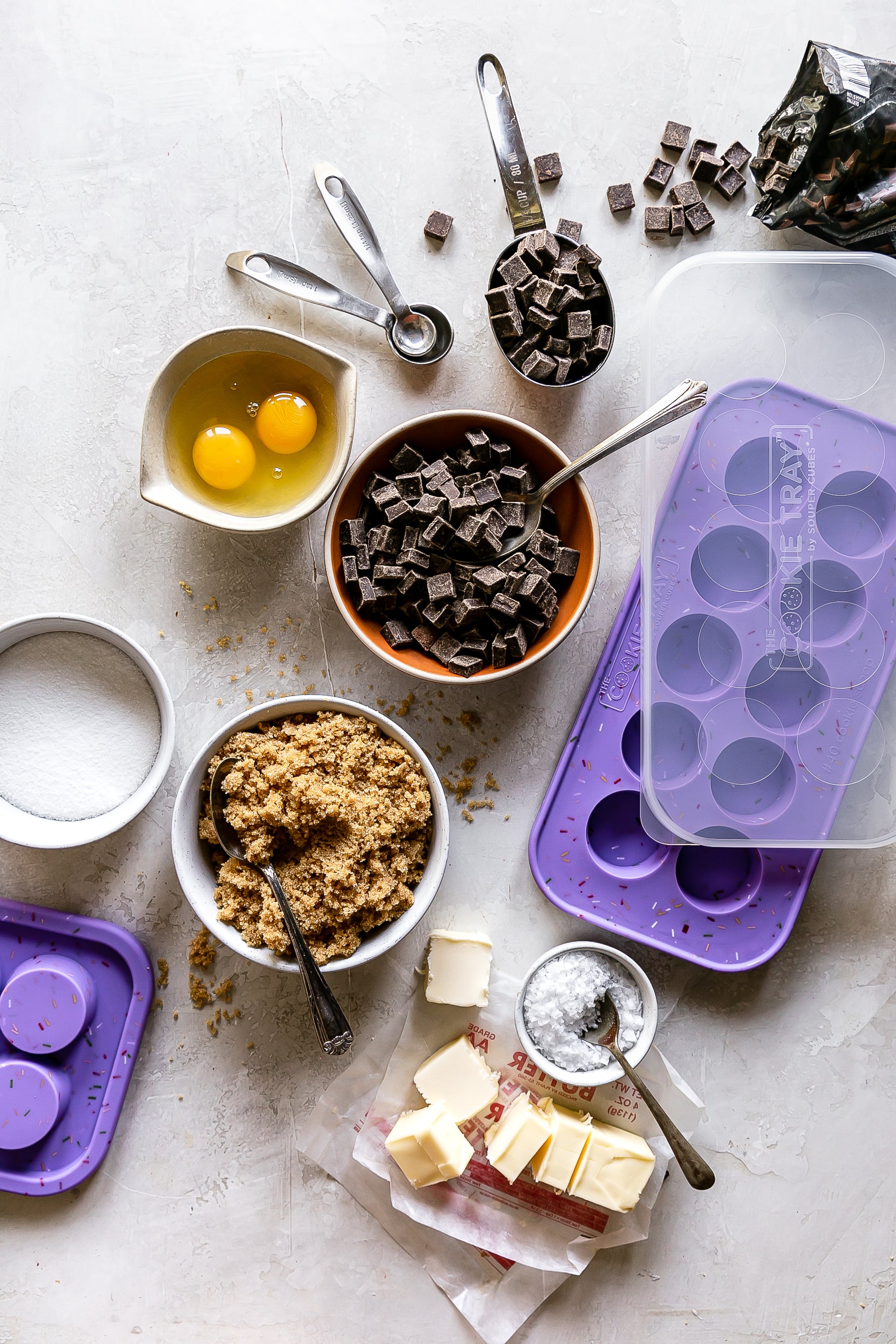 Souper Cubes 1-Cup Food Tray | Charcoal