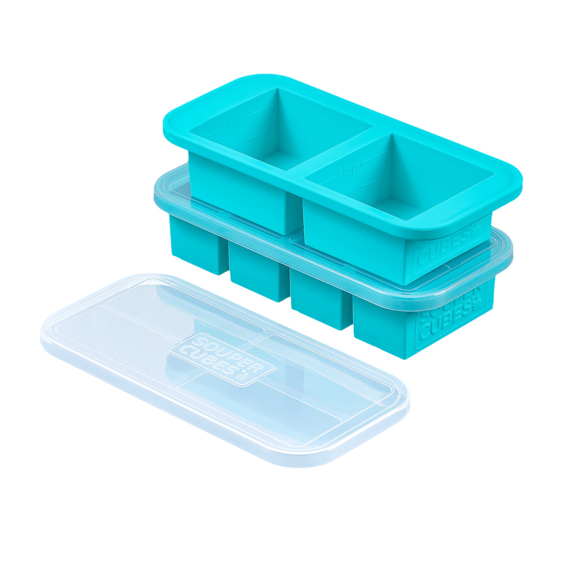 Souper Cubes Extra-Large Silicone Freezing Tray with Lid