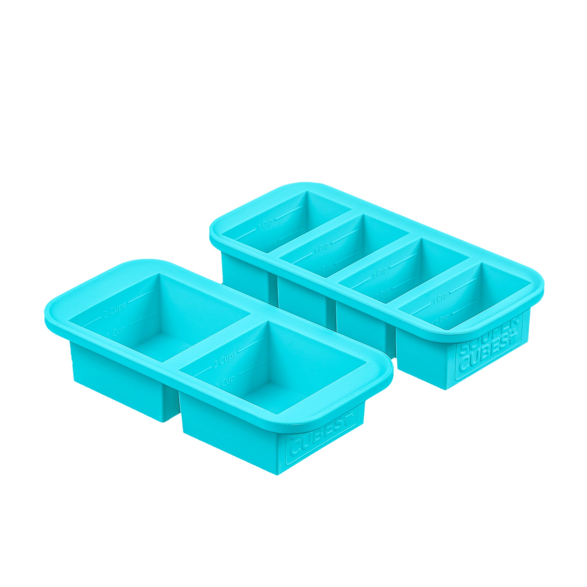 Souper Cubes 1/2 Cup Freezing Tray, Aqua