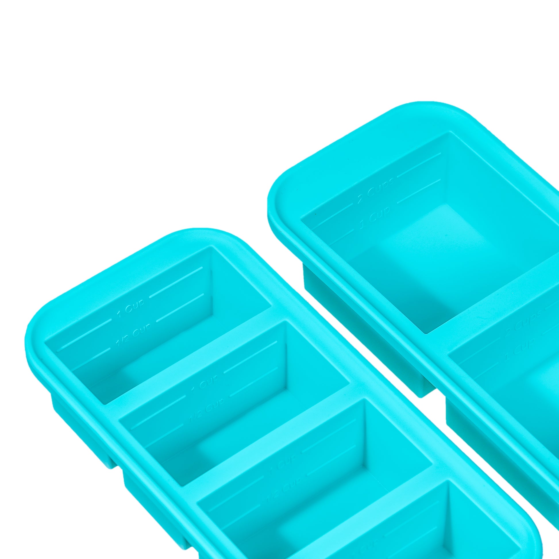 Souper Cubes 1/2 Cup Silicone Freezer Tray With Lid